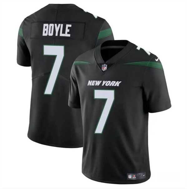 Men & Women & Youth New York Jets #7 Tim Boyle Black Vapor Untouchable Limited Jersey